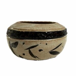 Vintage Studio Art Pottery Planter Native Signed.